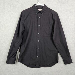 Everlane Men’s Wash Black Button Up Oxford Cotton Shirt Size XS
